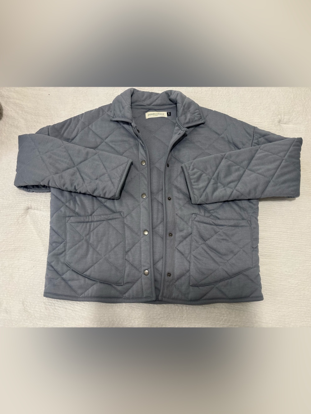 Ponti & Co. Women's Quilted Teddy Jacket - Gray